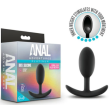 Anal Adventures Platinum Silicone Vibra Slim Plug Medium Anal Adventures Platinum Silicone Vibra Slim Plug Medium